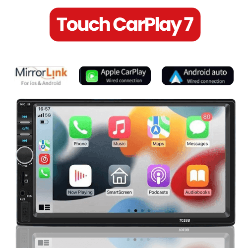 Tela Touch CarPlay 7 polegadas - Navcar
