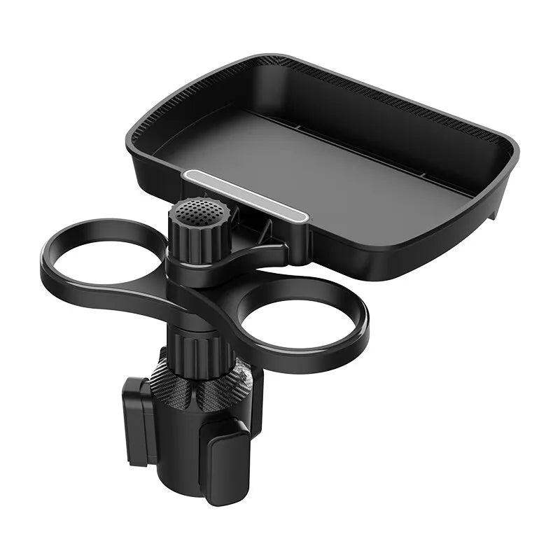 Suporte de Copo Versátil com Bandeja Giratória