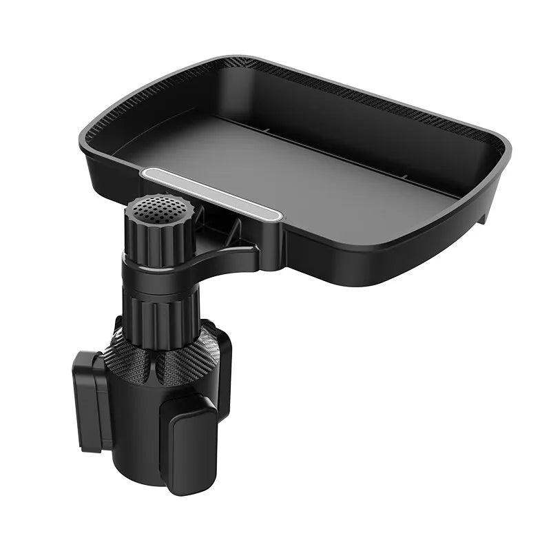 Suporte de Copo Versátil com Bandeja Giratória